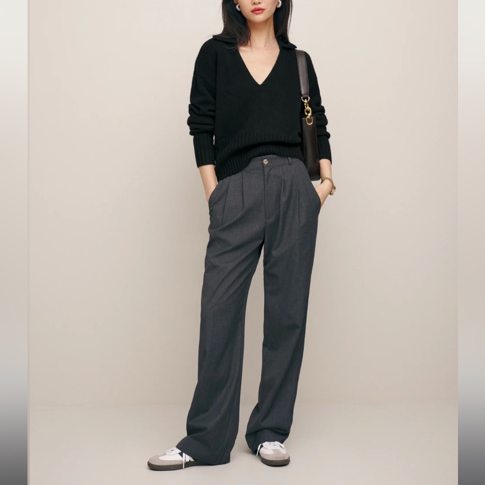 Beckie Cashmere Collared Sweater from Reformation - brand new with tags - size M